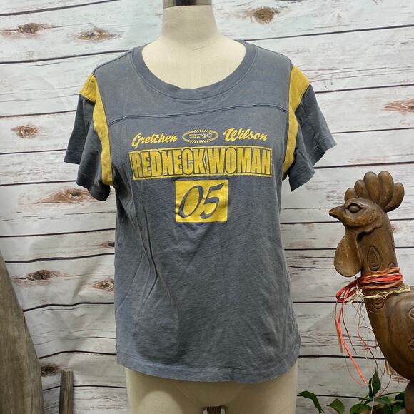 HYP Tops - Gretchen Wilson Redneck Woman Concert TShirt 2005 Ladies XL Country Music Shirt